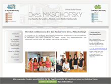 Tablet Screenshot of mikschofsky.at